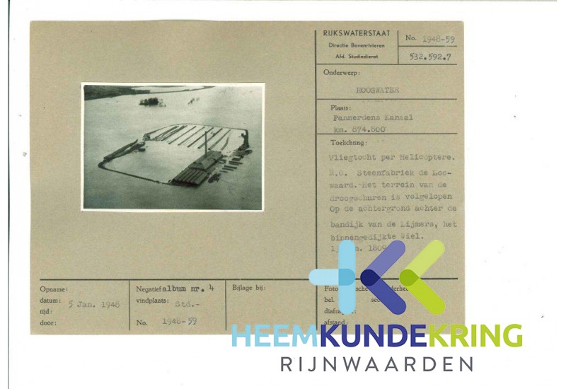 Hoogwater Pannerdens Kanaal 1948 F0000028